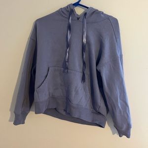purple cropped hoodie!